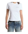 Off-white Logo-print Fitted T-shirt In White