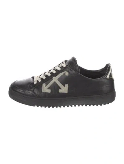 Pre-owned Off-white Cup Sole Sneakers In Black