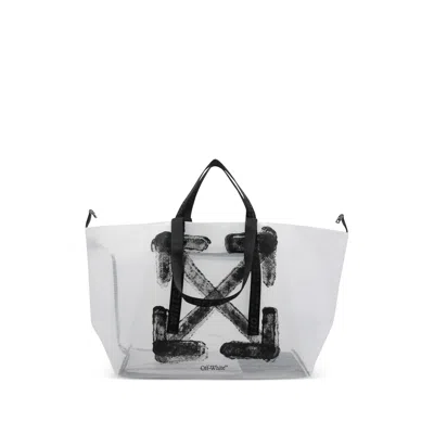 Off-white Day Of Risptop Tote Bag In White