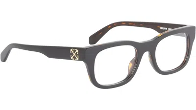 Off-white Demo Square Unisex Eyeglasses Oerj07n 1000 51 In Gray