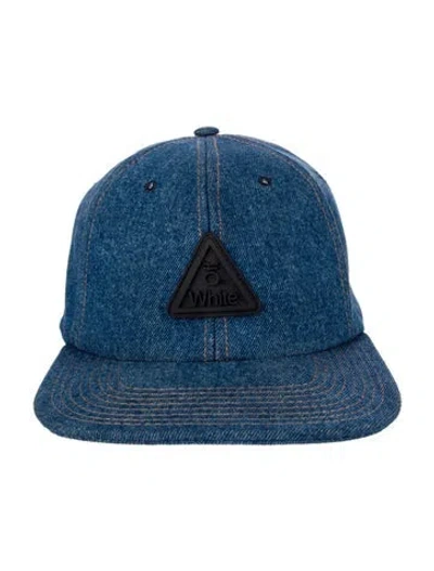 Pre-owned Off-white Denim Cap In Blue