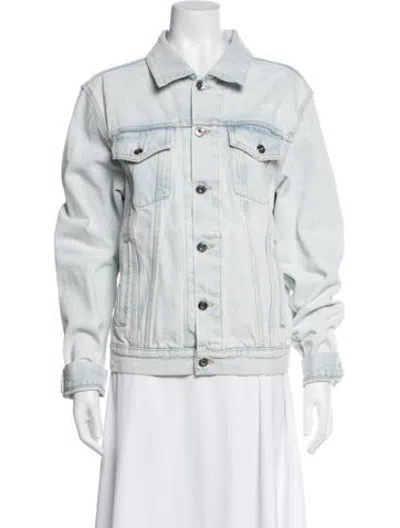 Pre-owned Off-white Denim Jacket In Blue