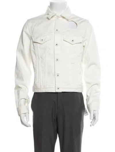 Pre-owned Off-white Denim Jacket In White