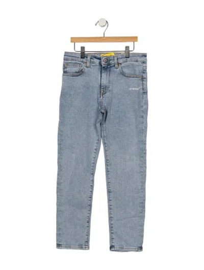 Pre-owned Off-white Kids' Denim Jeans In Blue