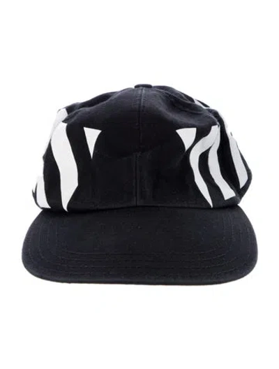 Pre-owned Off-white Diag Baseball Cap In Black