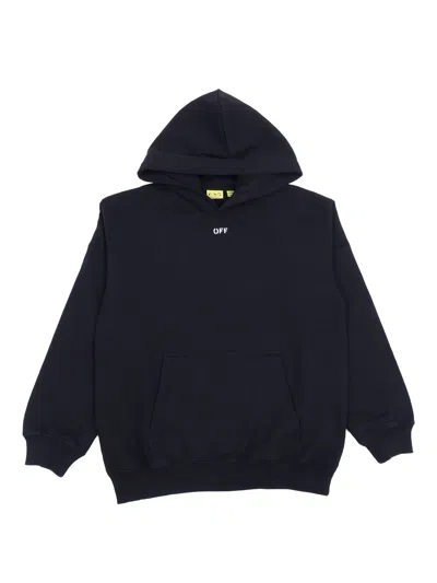 Off-white Off White Diag Watercolor Hoodie In Black