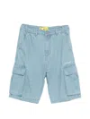 Off-white Cargo-pocket Shorts In Blue