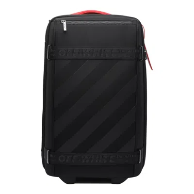Off-white Diag Suitcase In Black