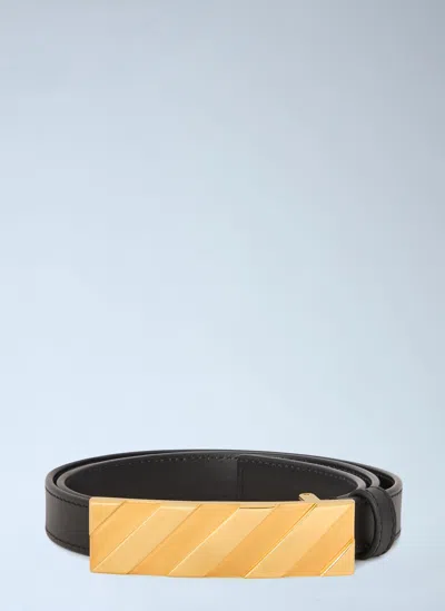 Off-white Diagonal Belt 25mm In Black