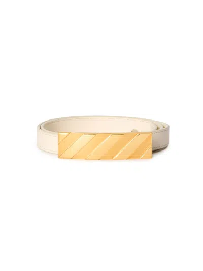 Off-white Diagonal Belt 25mm In Brown