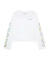 Off-white Diag Glowing Flower Long Sleeve T-shirts In White