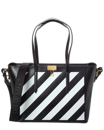 OFF-WHITE DIAGONAL LEATHER TOTE