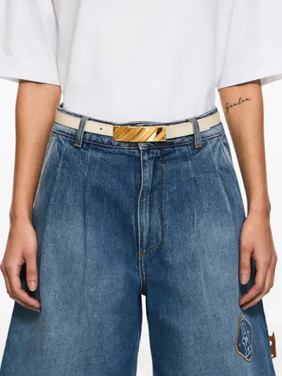 Off-white Diagonal Metal-buckle Belt In Orange