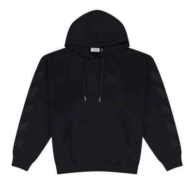 Pre-owned Off-white Diagonal Skate Hoodie 'black' | Men's Size L