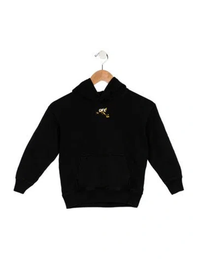 Pre-owned Off-white Babies' Diagonal Splat In Black