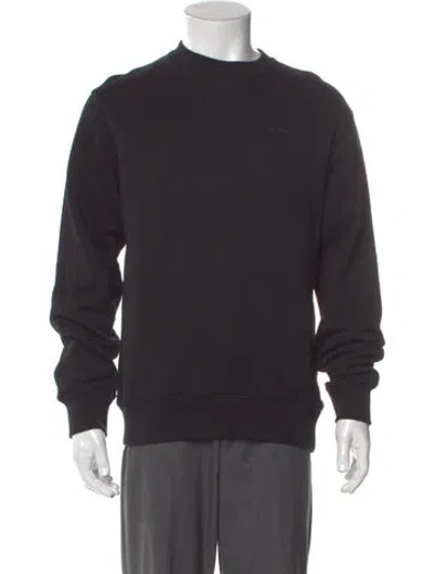 Pre-owned Off-white Diagonals Crew Neck Sweatshirt In Gray