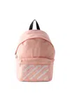 Off-white Diagonals Logo-print Backpack In Pink