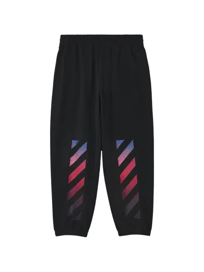 Off-white Diagonals Track Pants In 黑色