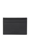 Off-white Diagonal-stripes Card Case In Black