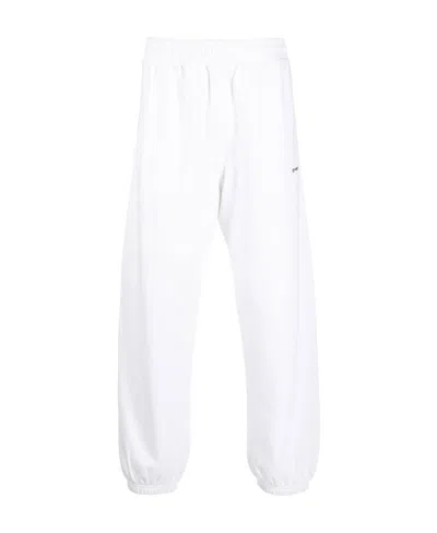 Off-white Diag-print Track Pants In White