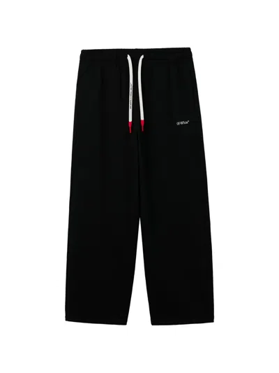 Off-white Diag-stripe-print Track Pants In Black