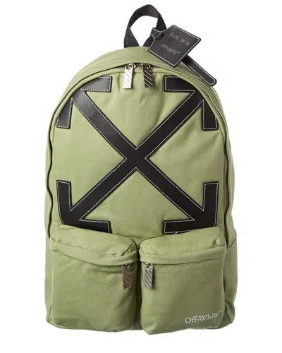 Off-white Arrows-motif Backpack In Green