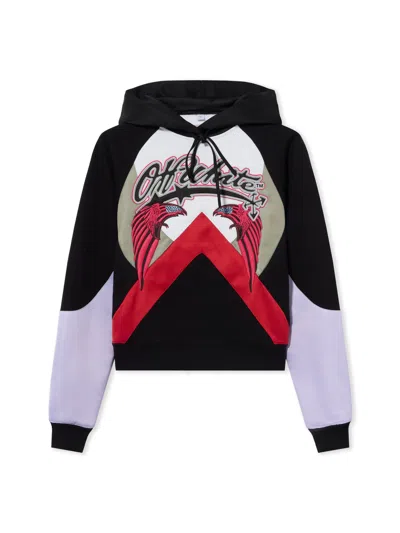 Off-white Double Eagle Col Block Hoodie In Multi