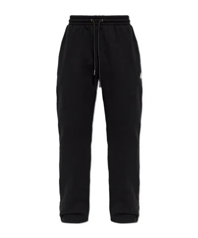 Off-white Drawstring Athletic Pants In Black