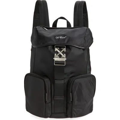 Off-white Drawstring Backpack In Black