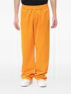 Off-white Drawstring Elasticated Track Trousers In Gold