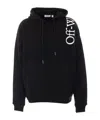 Off-white Drawstring Hooded Sweatshirt In Multi
