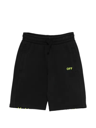 Off-white Kids' Drawstring Shorts In Black