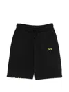 Off-white Drawstring Shorts In Black