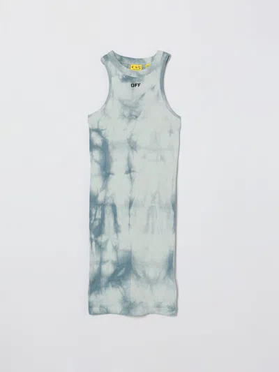 Off-white ドレス  Kids ボーイ カラー ブルー In Multi