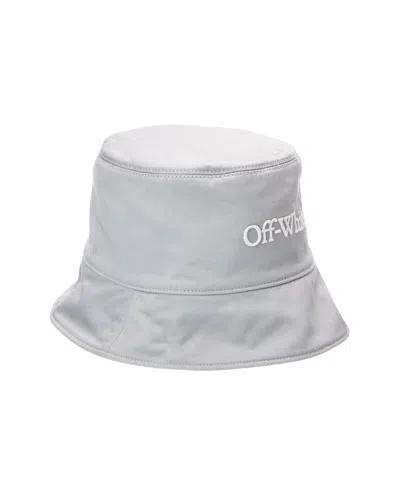 Off-white ™ Drill Bookish Bucket Hat In Gray