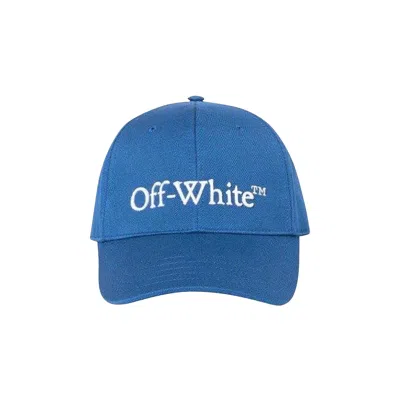 Pre-owned Off-white Drill Logo Bookish Baseball Cap 'nautical Blue/white' | Men's Size M