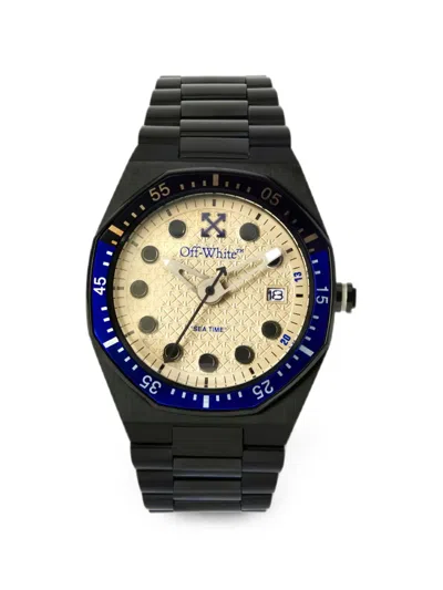Off-white Dry Mode Rotating Bezel 39mm Watch In Blue