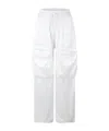 Off-white Duchesse Cargo Trousers In White