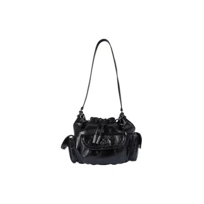 Off-white Dumbo Bucket Bag In Black