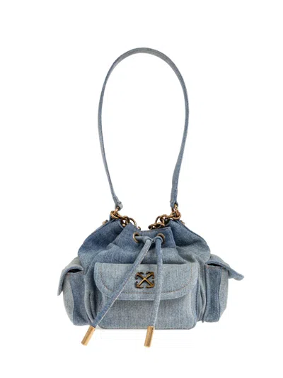 Off-white 'dumbo' Hand Bag In Blue