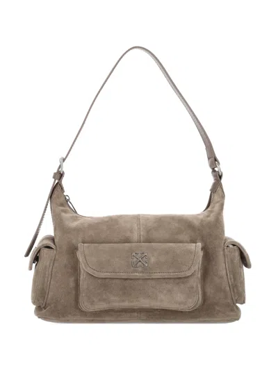 Off-white Dumbo.b Shoulder Bag In Brown
