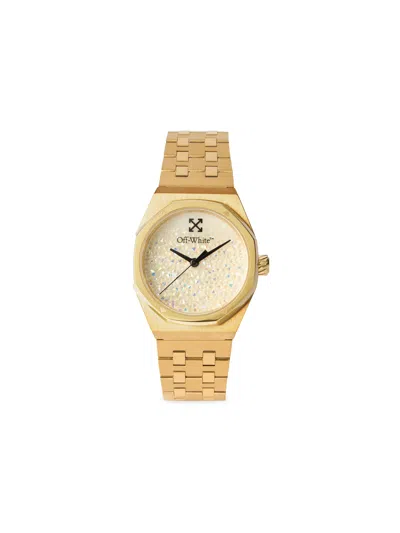 Off-white Dust Watch In Gold