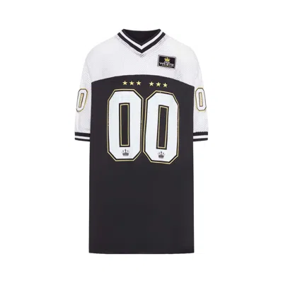 Pre-owned Off-white Dyed Vi Sat 00 Football Dress 'black' | Women's Size 44