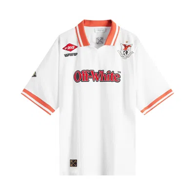 Pre-owned Off-white Eagle Soccer T-shirt 'white/red' | Men's Size Xl