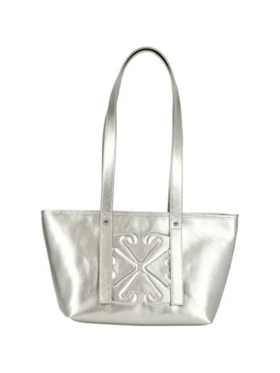 Off-white East West Tote Bag In Neutral