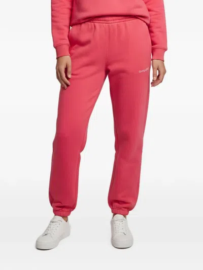 Pre-owned Off-white Elasticated-waist Track Pants In Red