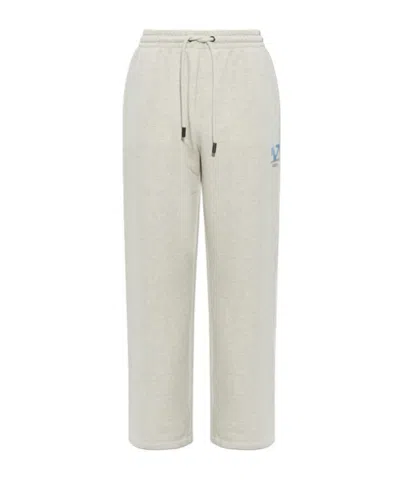 Off-white Elastic-waist Athletic Pants In Gray