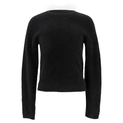 Off-white Embroidered Sweater In Black Wool