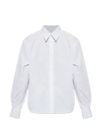 Off-white Embroidered-logo Shirt In White