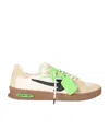 Off-white Beige End Of Play Suede Sneakers In Multi